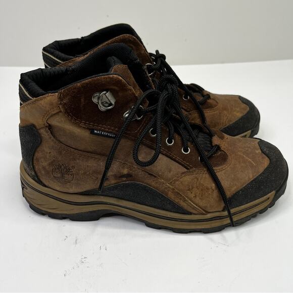 Timberland Men's Tan and Black Hiking Boots - Picture 7 of 11